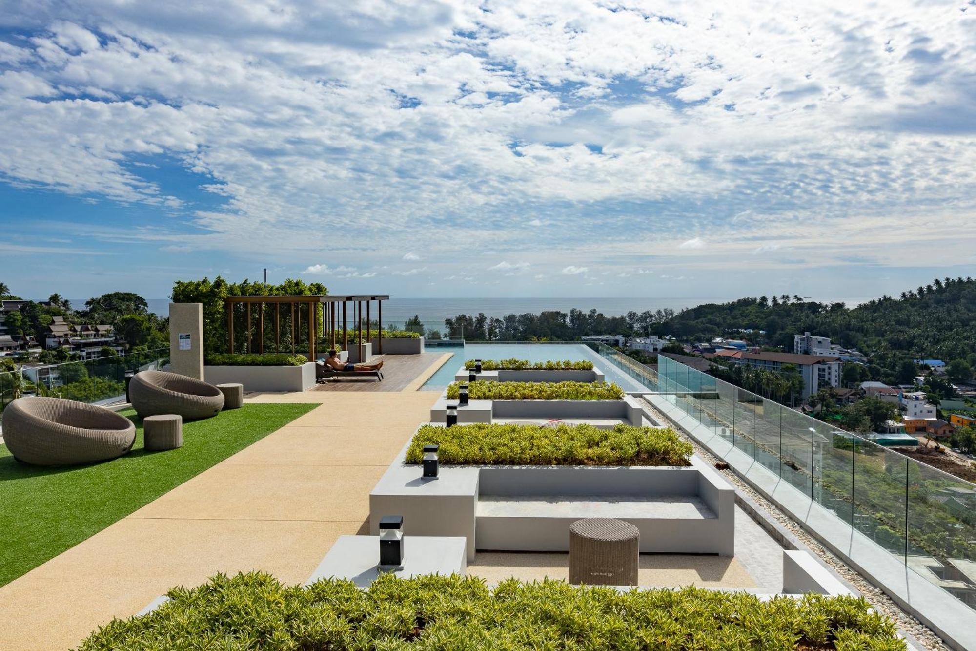 Sea View 1-Br 36 M2 Panora Surin By Holy Cow Apartment Exterior foto